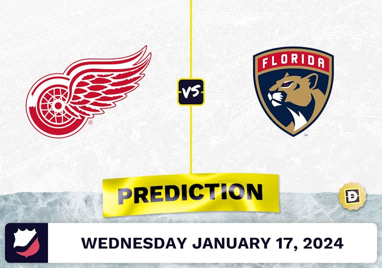 Detroit Red Wings vs. Florida Panthers Prediction, Odds, NHL Picks [1/17/2024]