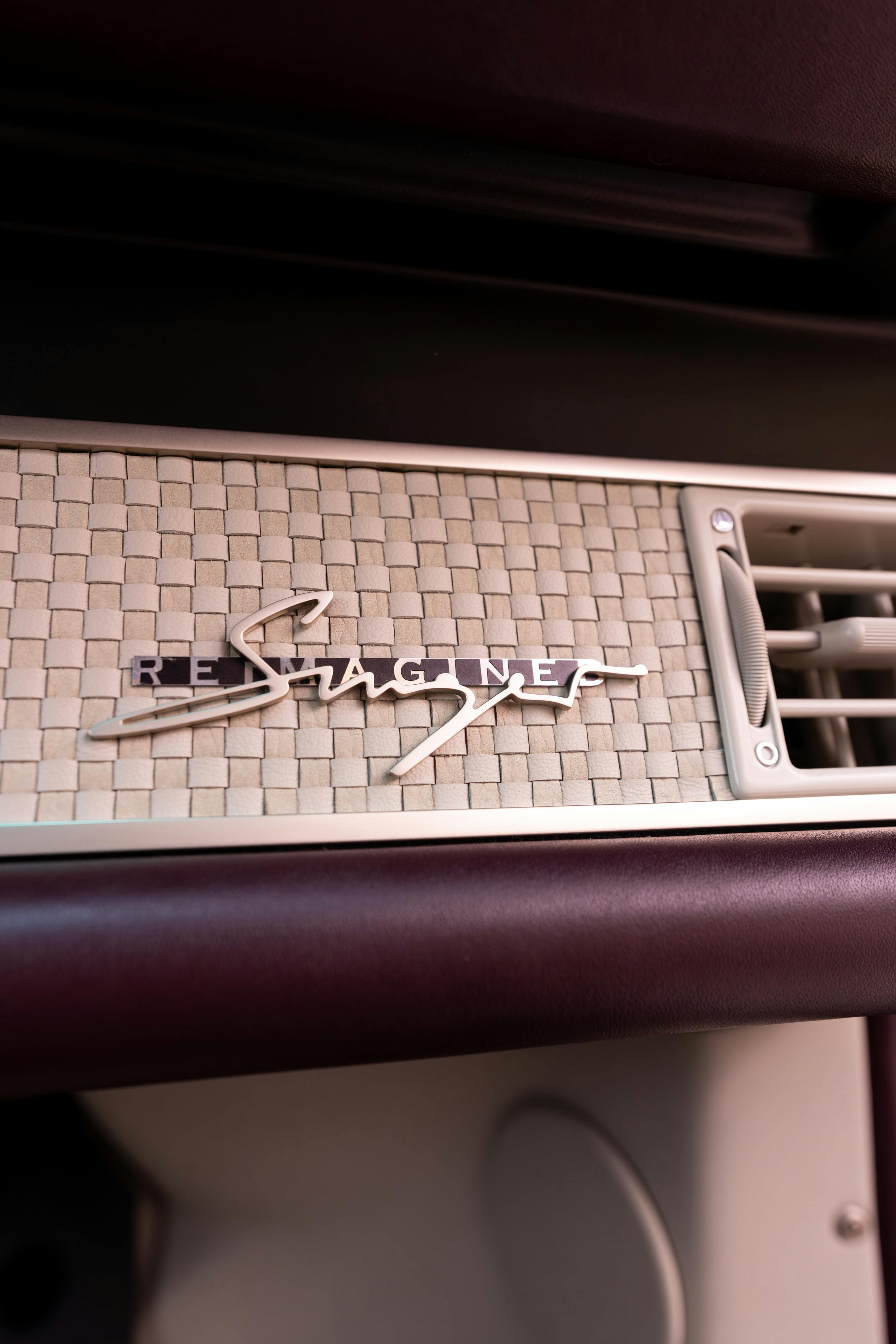 1990 Singer Porsche 911 Carrera 2 "Austin" commission in Aubergine Metallic shot in Austin, TX for a Bring a Trailer auction.