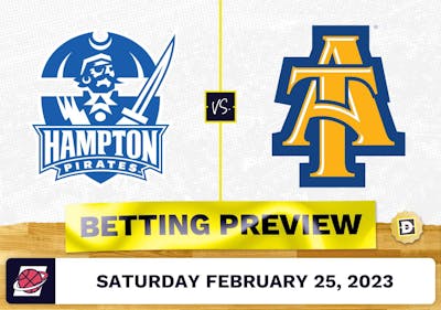 Hampton vs. North Carolina A&T CBB Prediction and Odds - Feb 25, 2023