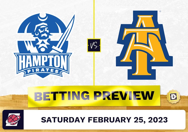 Hampton vs. North Carolina A&T CBB Prediction and Odds - Feb 25, 2023