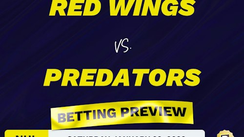Red Wings vs. Predators Predictions and Odds - Jan 22, 2022