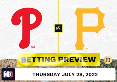Phillies vs. Pirates Prediction and Odds - Jul 28, 2022