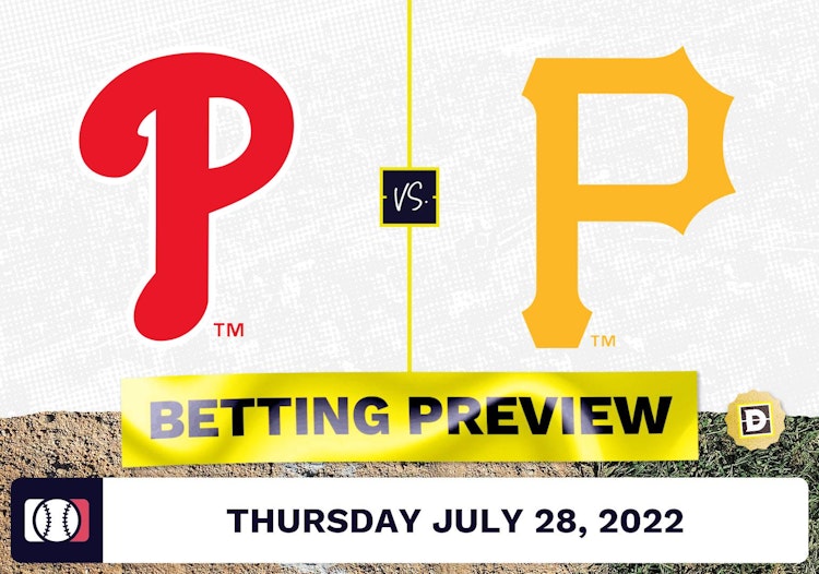 Phillies vs. Pirates Prediction and Odds - Jul 28, 2022