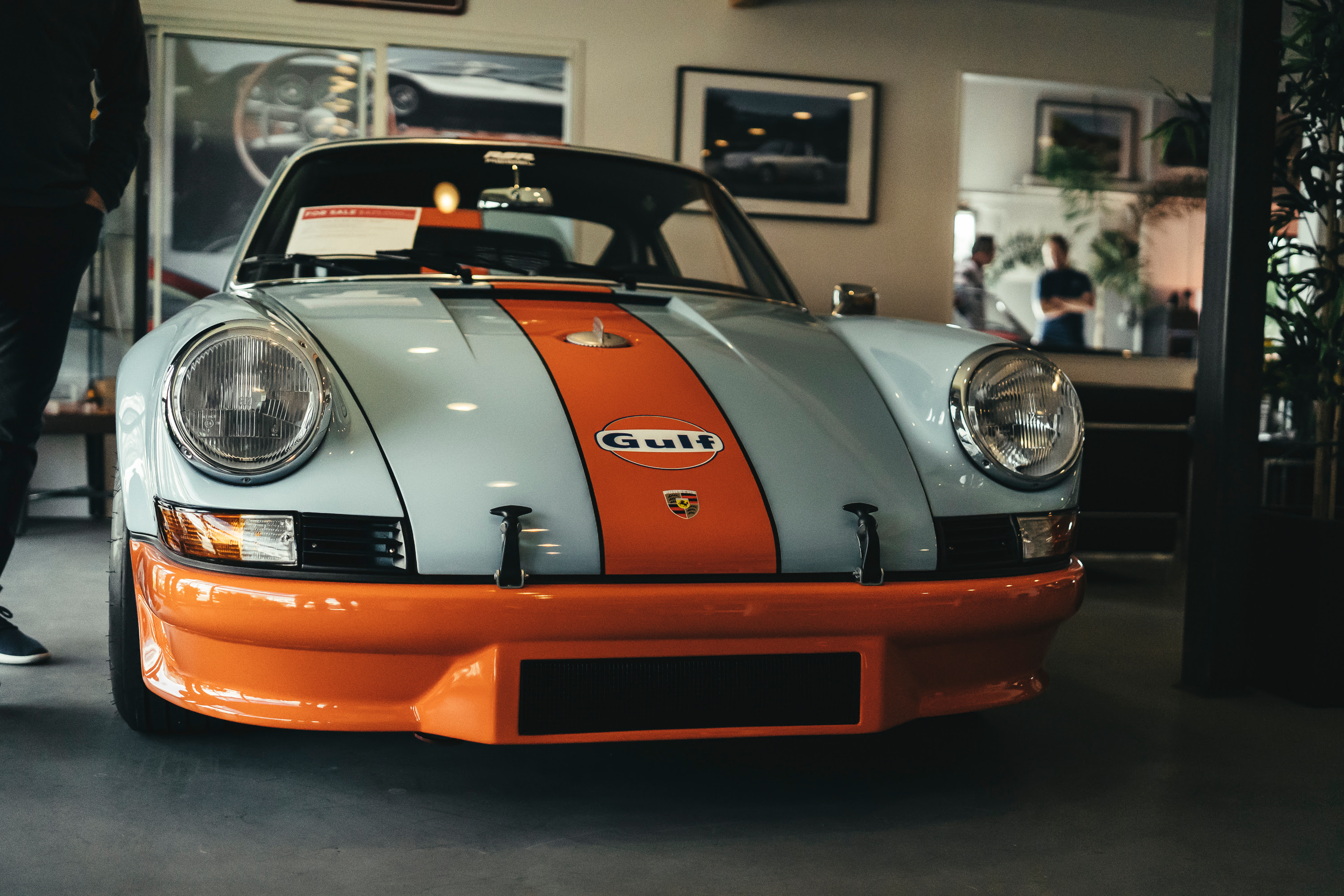 A custom build Gulf livery 911 hotrod at CarParc USA.