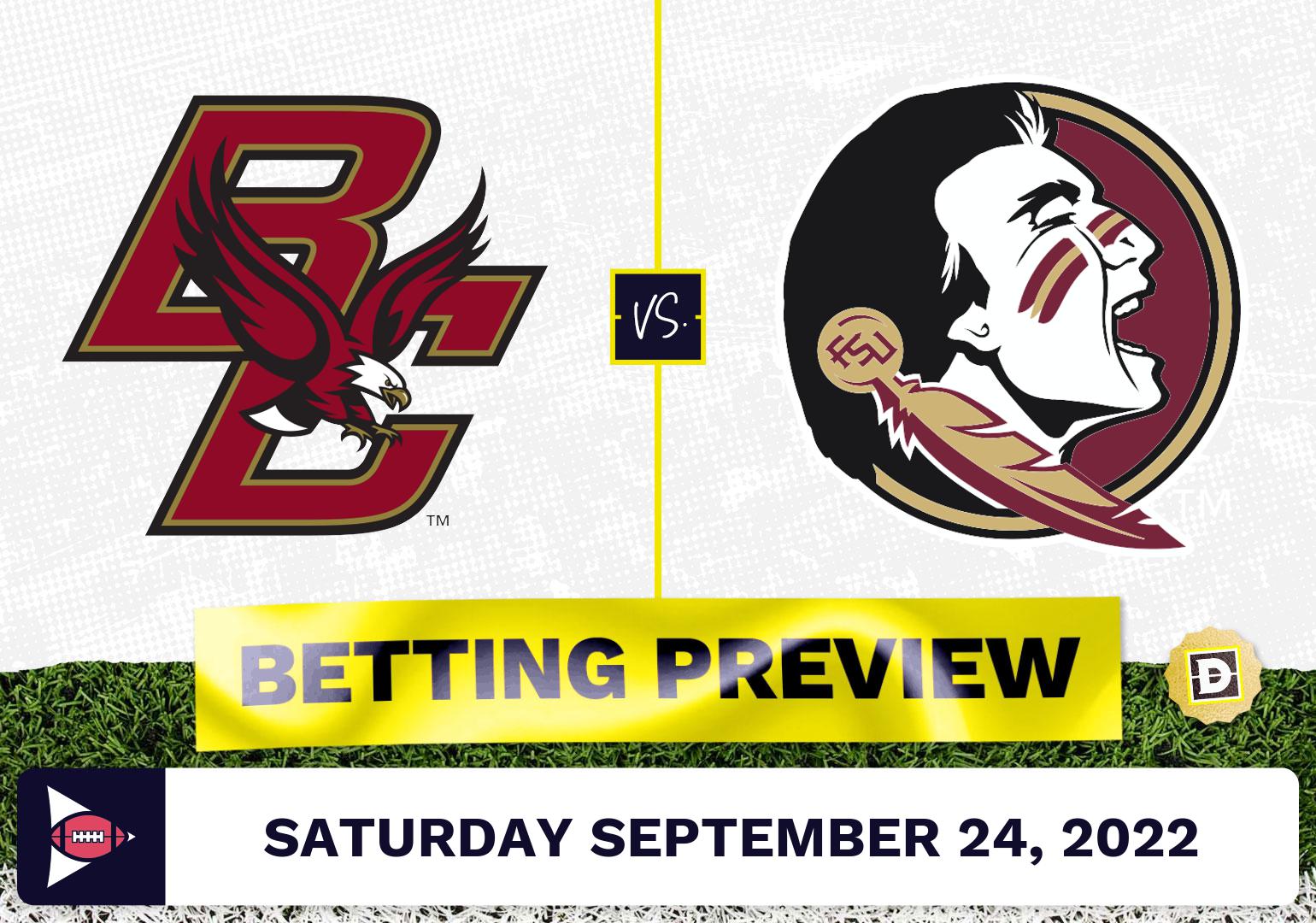 Boston College vs. Florida State CFB Prediction and Odds - Sep 24, 2022