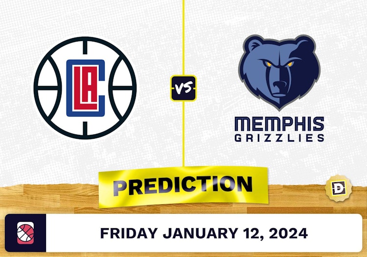 Los Angeles Clippers vs. Memphis Grizzlies Prediction, Odds, NBA Picks [1/12/2024]