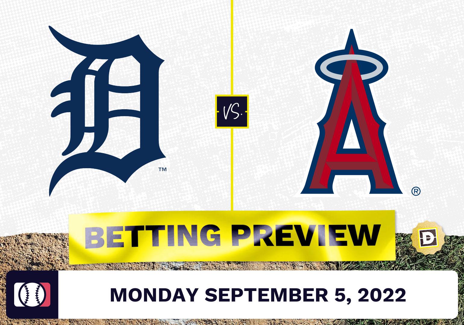 Tigers vs. Angels Prediction and Odds - Sep 5, 2022