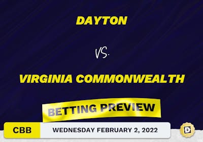 Dayton vs. Virginia Commonwealth CBB Predictions and Odds - Feb 2, 2022