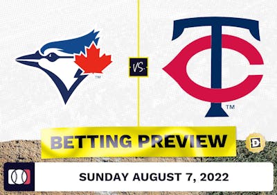 Blue Jays vs. Twins Prediction and Odds - Aug 7, 2022