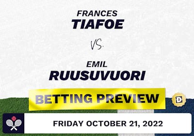 Frances Tiafoe vs. Emil Ruusuvuori Predictions - Oct 21, 2022