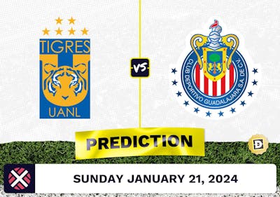 Tigres UANL vs. Guadalajara Prediction, Odds, Liga MX Picks [1/21/2024]