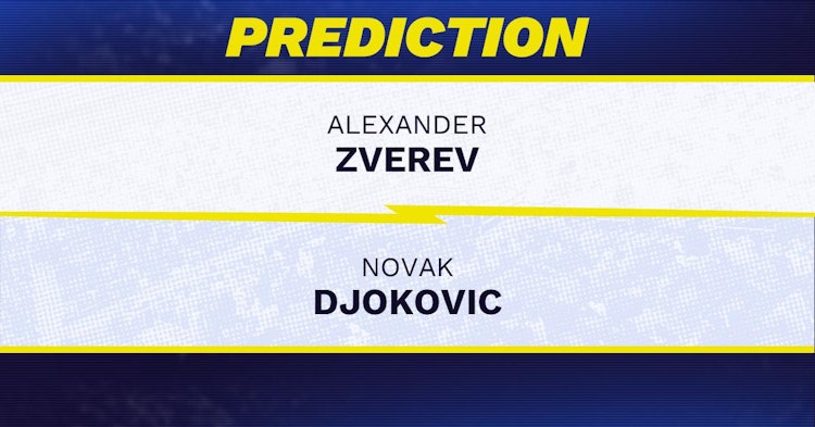 Alexander Zverev vs Novak Djokovic Tennis Prediction.