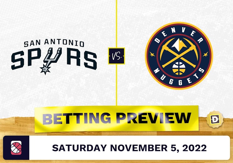 Spurs vs. Nuggets Prediction and Odds - Nov 5, 2022