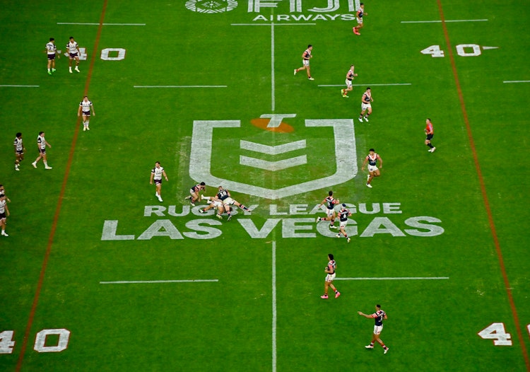 NRL Las Vegas 2026 rugby predictions, picks and parlay.