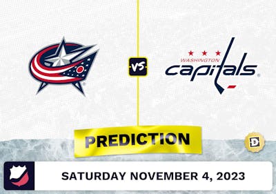 Blue Jackets vs. Capitals Prediction and Odds - November 4, 2023