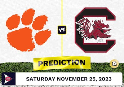 Clemson vs. South Carolina CFB Prediction and Odds - November 25, 2023