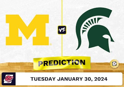 Michigan vs. Michigan State Prediction, Odds, College Basketball Picks [1/30/2024]
