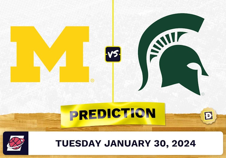 Michigan vs. Michigan State Prediction, Odds, College Basketball Picks [1/30/2024]