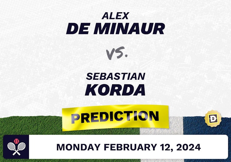 Alex de Minaur vs. Sebastian Korda Prediction, Odds, Picks for ATP Rotterdam 2024