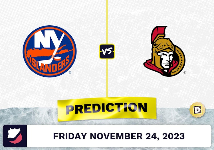 Islanders vs. Senators Prediction and Odds - November 24, 2023