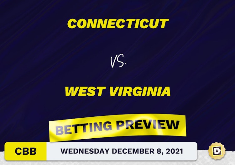 Connecticut vs. West Virginia CBB Predictions and Odds - Dec 8, 2021
