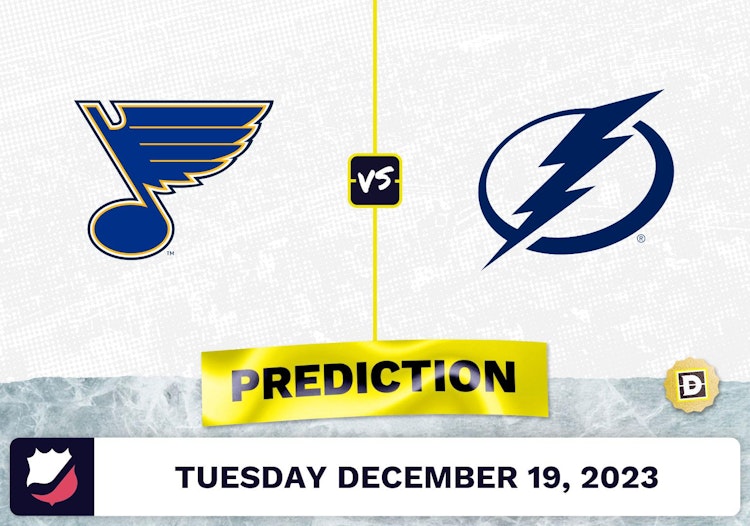 St. Louis Blues vs. Tampa Bay Lightning Prediction, Odds, NHL Picks  [12/19/2023]