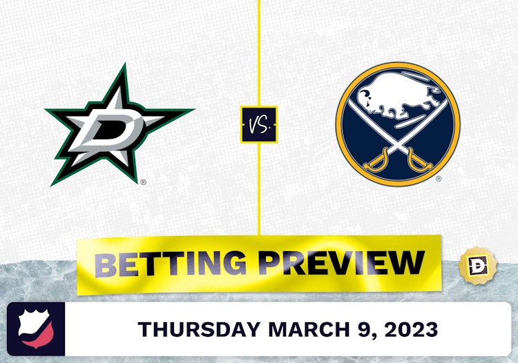 Stars vs. Sabres Prediction and Odds - Mar 9, 2023