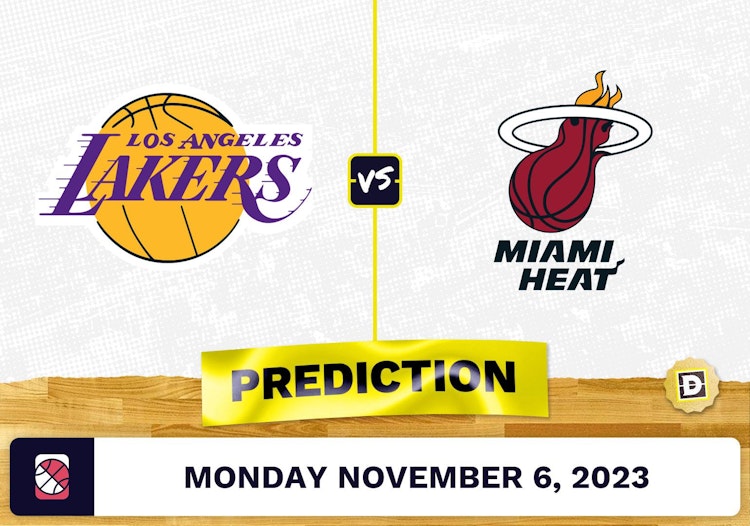 Lakers vs. Heat Prediction and Odds - November 6, 2023