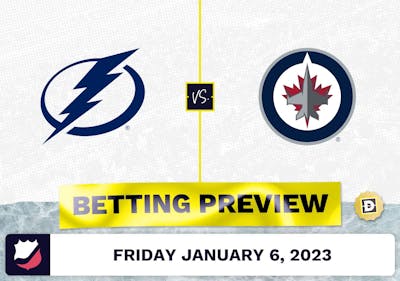 Lightning vs. Jets Prediction and Odds - Jan 6, 2023