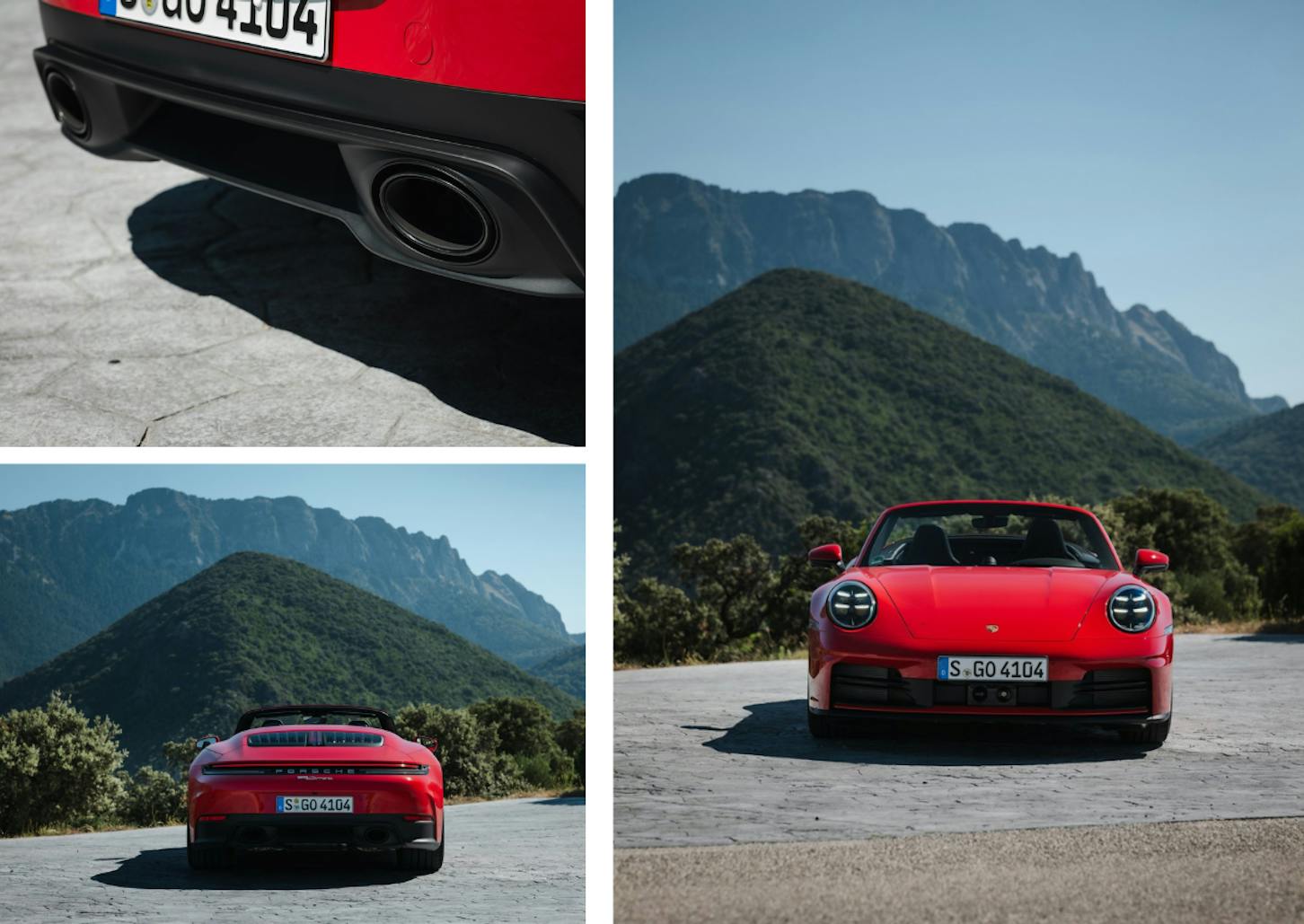 Außenansicht vom Porsche 911 Carrera Cabriolet.