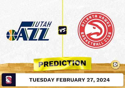 Utah Jazz vs. Atlanta Hawks Prediction, Odds, NBA Picks [2/27/2024]