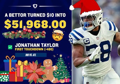 Man Scores $52,000 Payday on Christmas Eve with First Touchdown Parlay