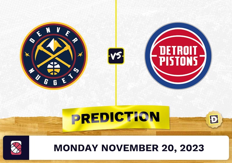 Nuggets vs. Pistons Prediction and Odds - November 20, 2023