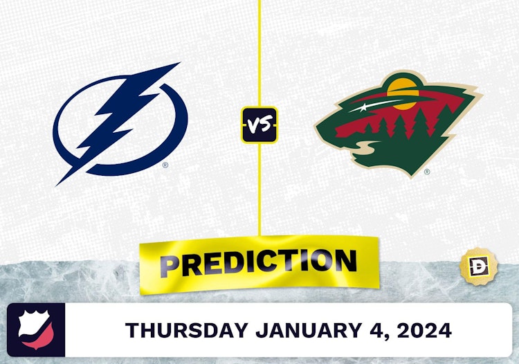 Tampa Bay Lightning vs. Minnesota Wild Prediction, Odds, NHL Picks  [1/4/2024]