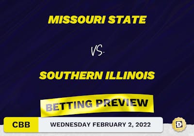 Missouri State vs. Southern Illinois CBB Predictions and Odds - Feb 2, 2022