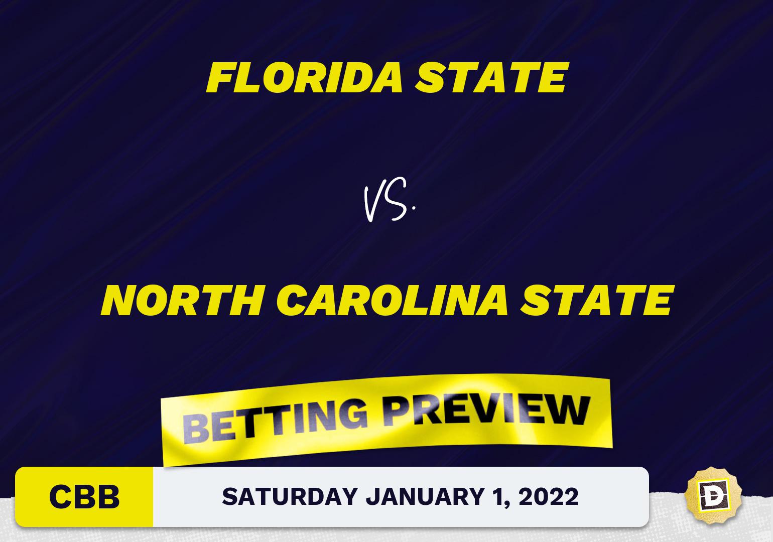 Florida State vs. North Carolina State CBB Predictions and Odds - Jan 1, 2022