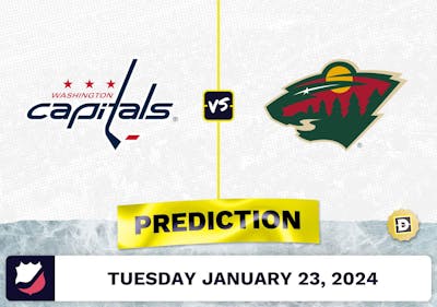 Washington Capitals vs. Minnesota Wild Prediction, Odds, NHL Picks [1/23/2024]