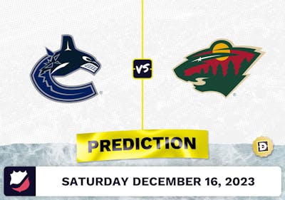 Vancouver Canucks vs. Minnesota Wild Prediction, Odds, Picks for NHL Saturday [12/16/2023]