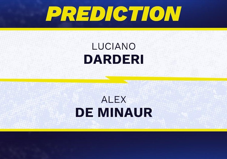Luciano Darderi vs Alex de Minaur Tennis Prediction.