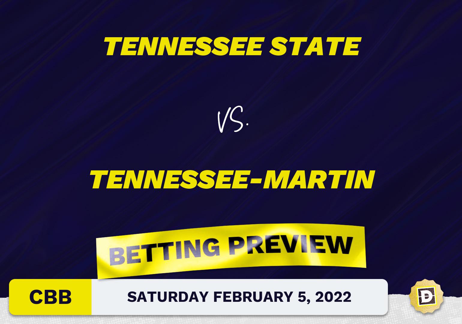 Tennessee State vs. Tennessee-Martin CBB Predictions and Odds - Feb 5, 2022