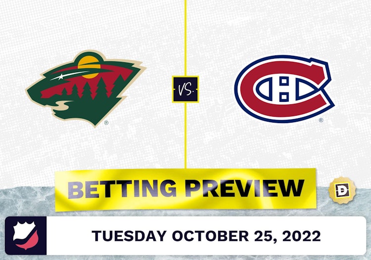 Wild vs. Canadiens Prediction and Odds - Oct 25, 2022