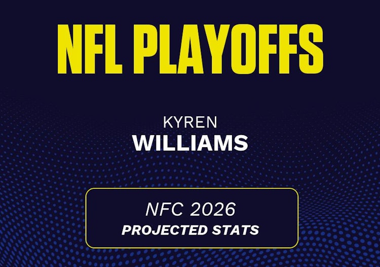 Kyren Williams projected stats for Conference Championships, 2026.