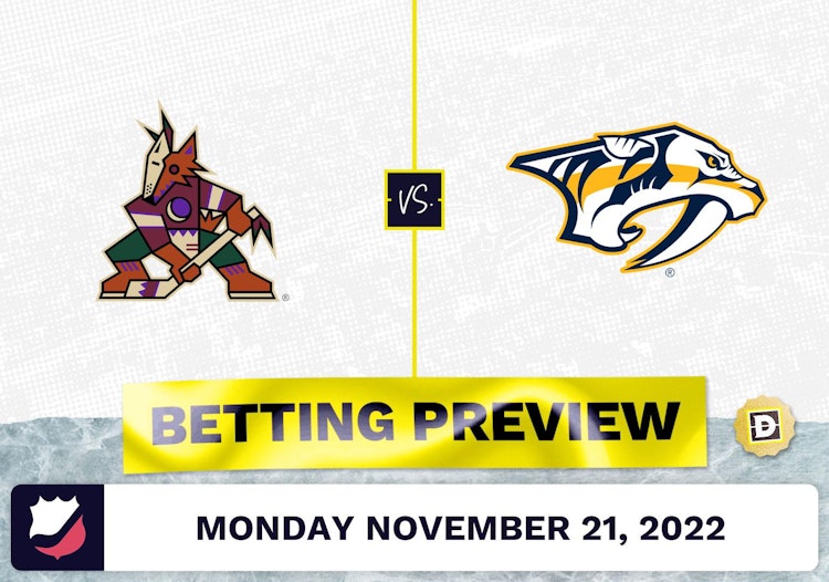 Coyotes vs. Predators Prediction and Odds - Nov 21, 2022