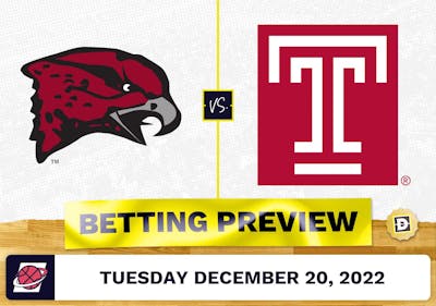 Maryland-Eastern Shore vs. Temple CBB Prediction and Odds - Dec 20, 2022