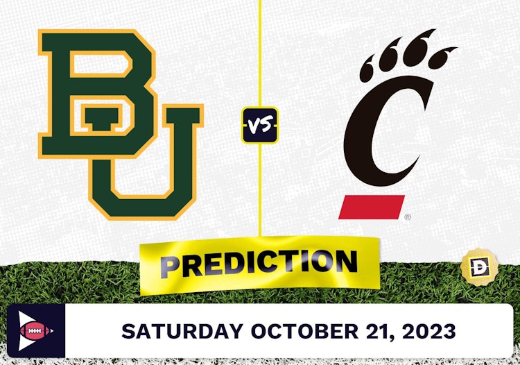 Baylor vs. Cincinnati CFB Prediction and Odds - October 21, 2023