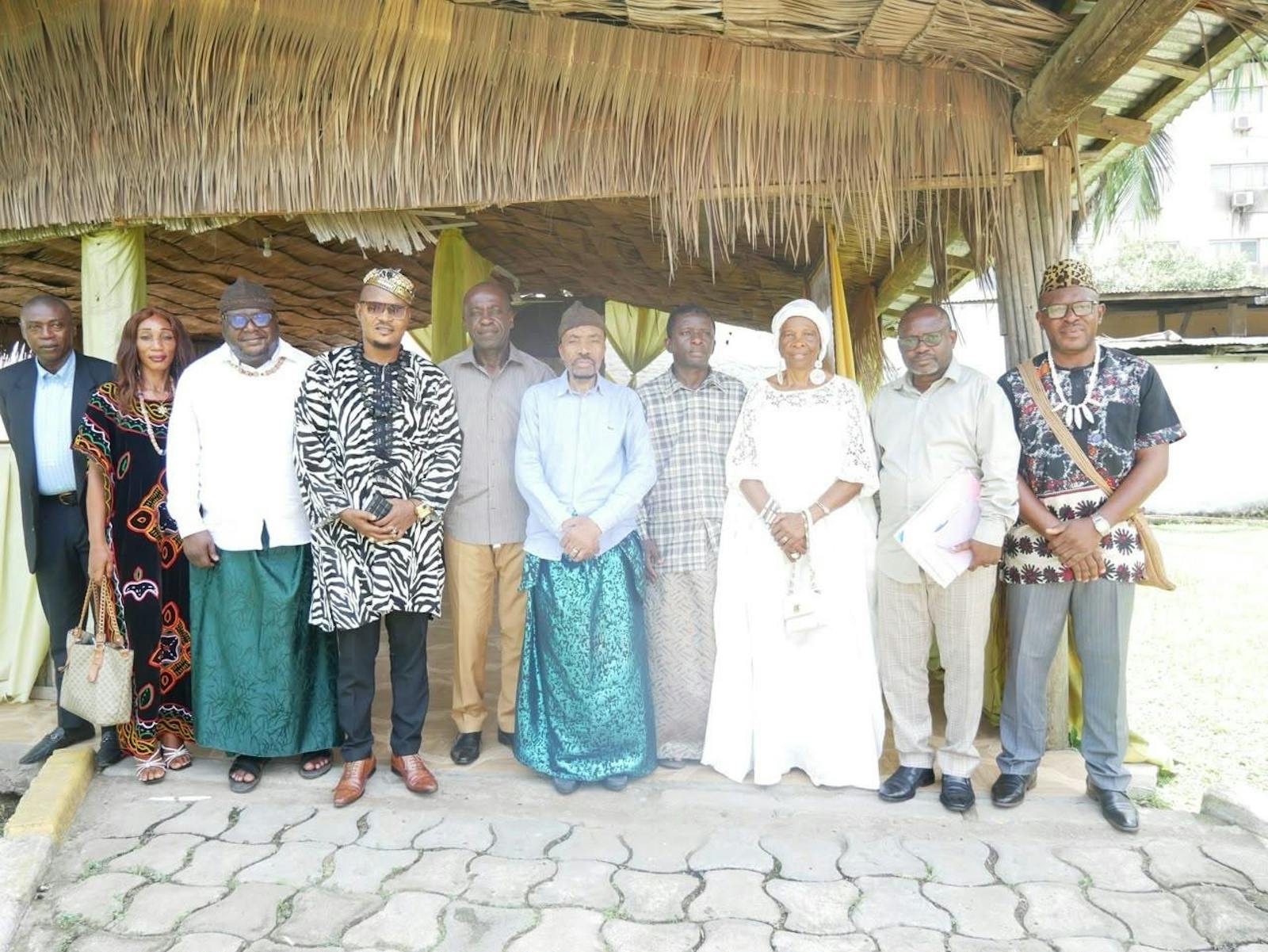  le Forum Mondial Panafricain ( FMPN ) en visite à la chefferie supérieure du Canton Bell en 2025