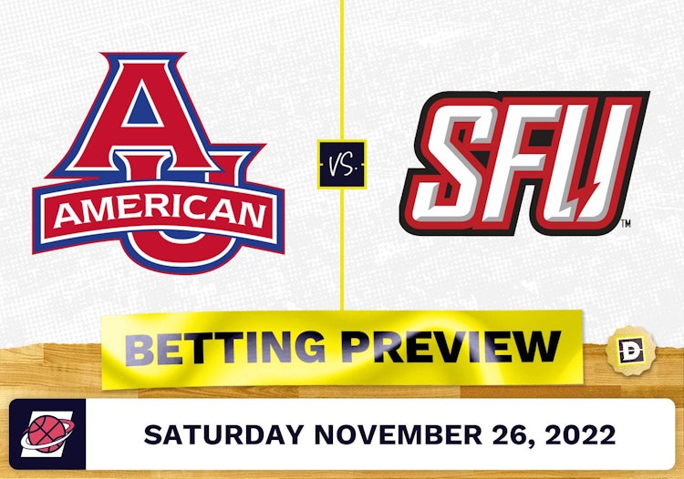 American University vs. St. Francis (PA) CBB Prediction and Odds - Nov 26, 2022