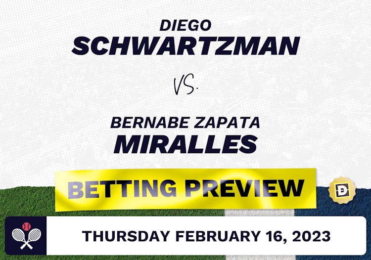 Diego Schwartzman vs. Bernabe Zapata Miralles Predictions - Feb 16, 2023