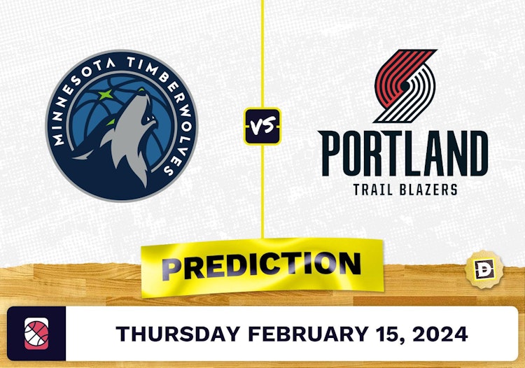 Minnesota Timberwolves vs. Portland Trail Blazers Prediction, Odds, NBA Picks [2/15/2024]