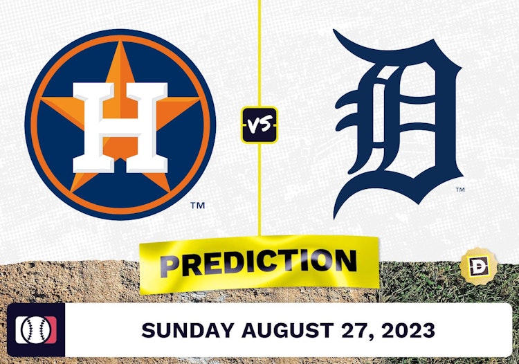 Astros vs. Tigers Prediction for MLB Sunday [8/27/2023]